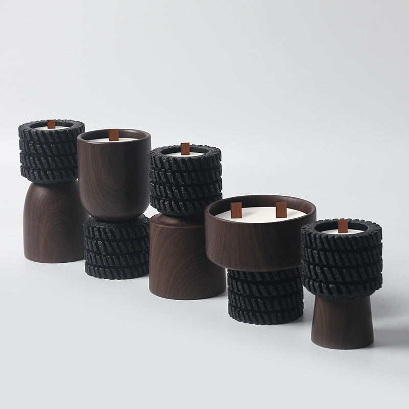 Nordic Stillness Candle Container