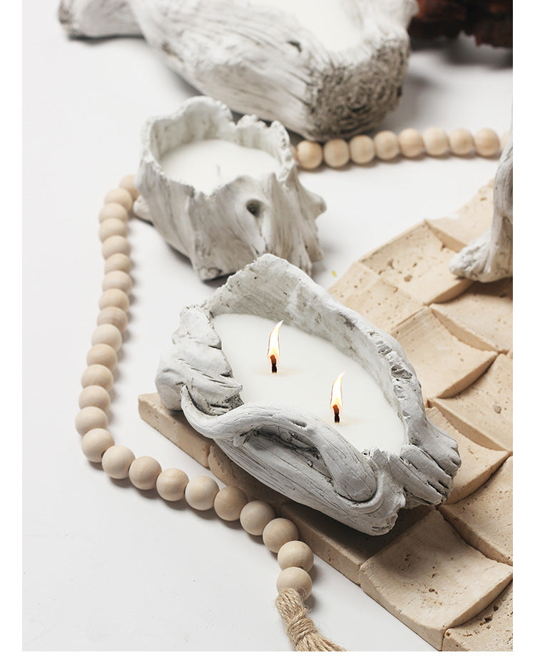 Soulwood Candle Cement Container