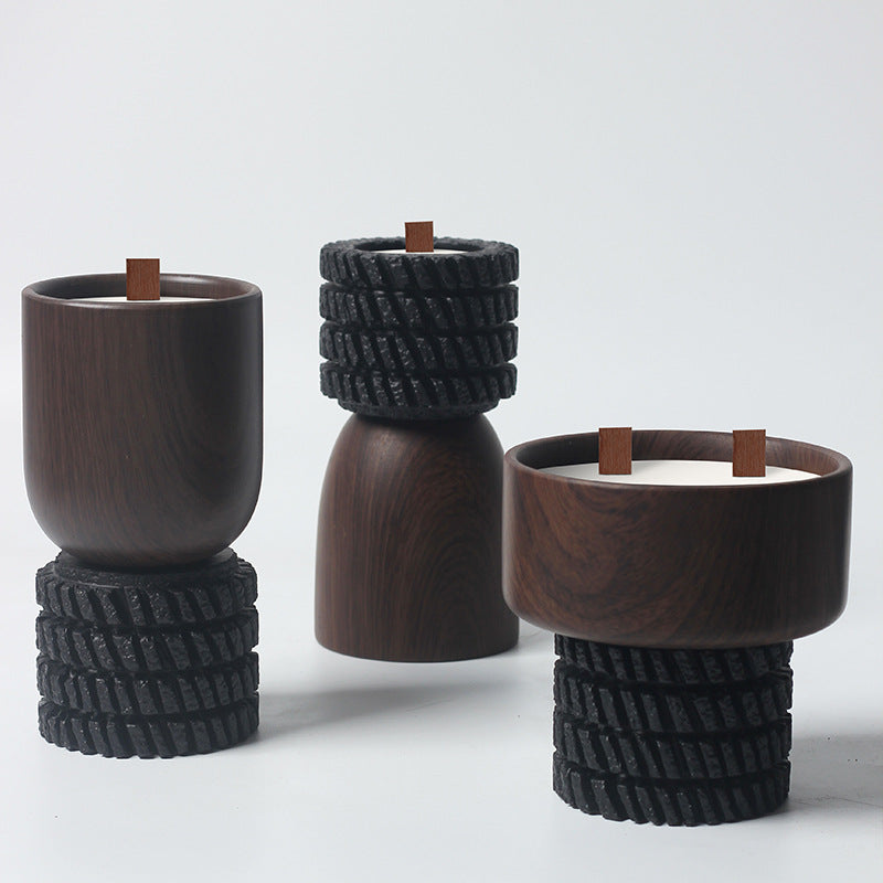 Nordic Stillness Candle Container