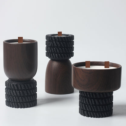 Nordic Stillness Candle Container