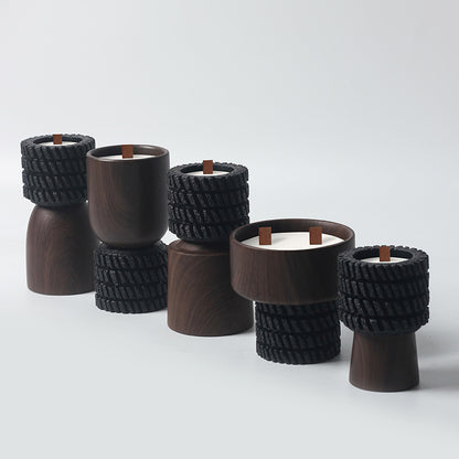 Nordic Stillness Candle Container