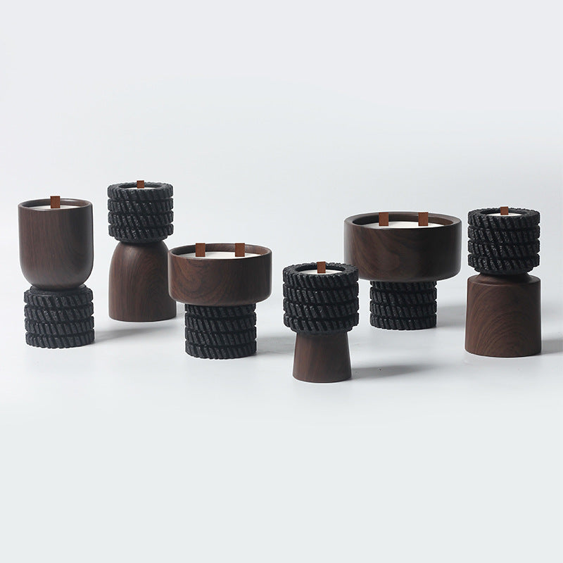 Nordic Stillness Candle Container