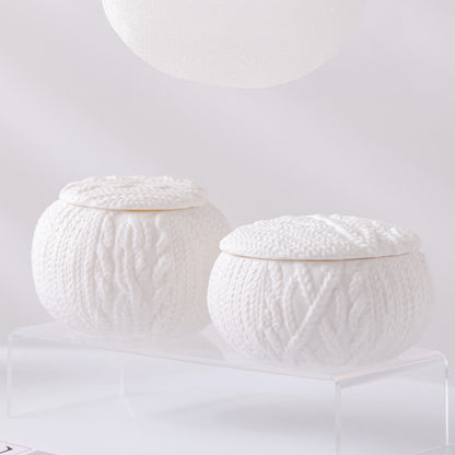 VintageWick &amp; Clay Candle Container