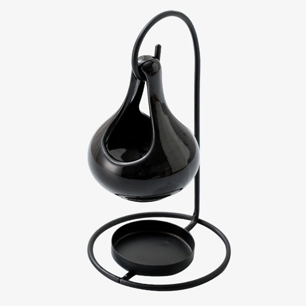 Black Hanging Candle Lantern