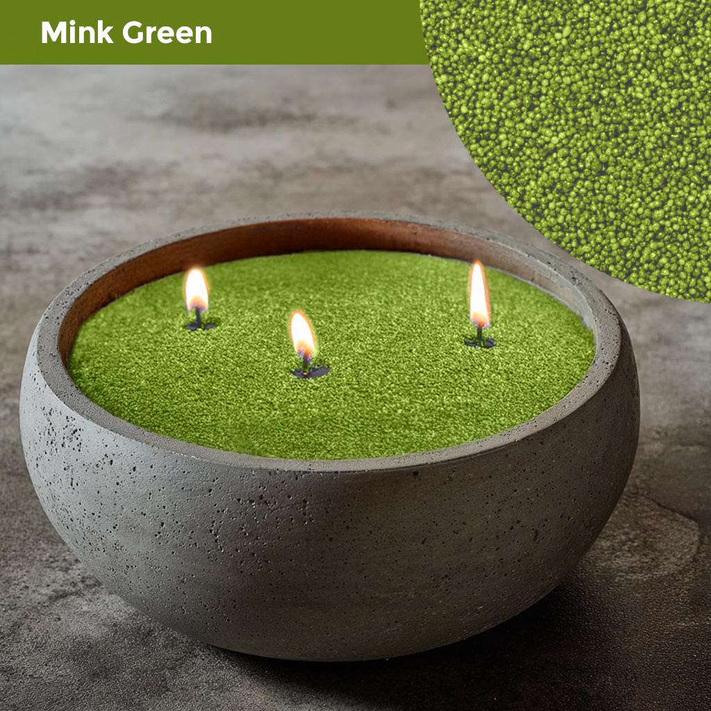 18oz Pearled Candle Unscented-Colored