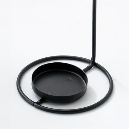 Black Hanging Candle Lantern